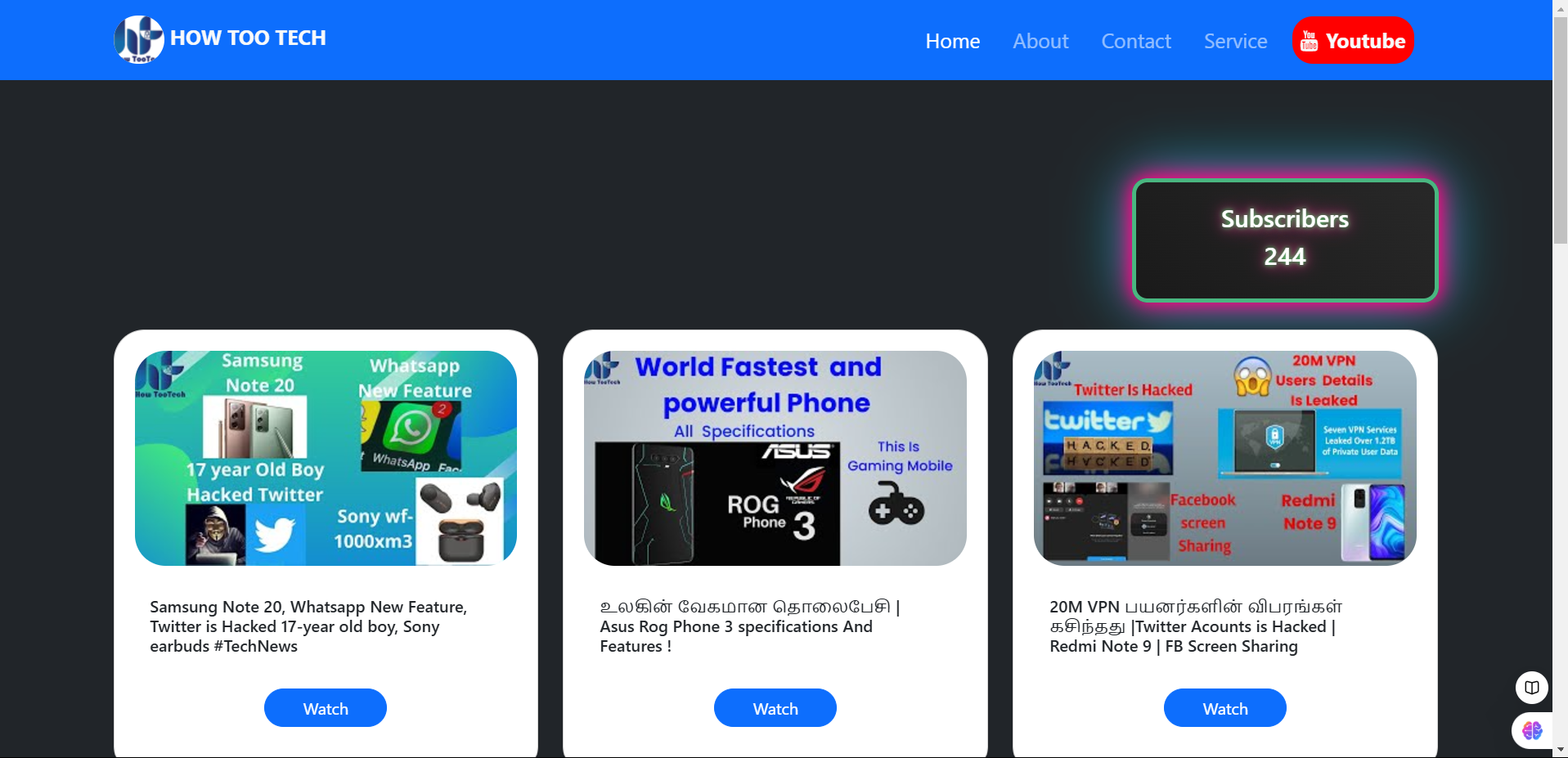 Business Website